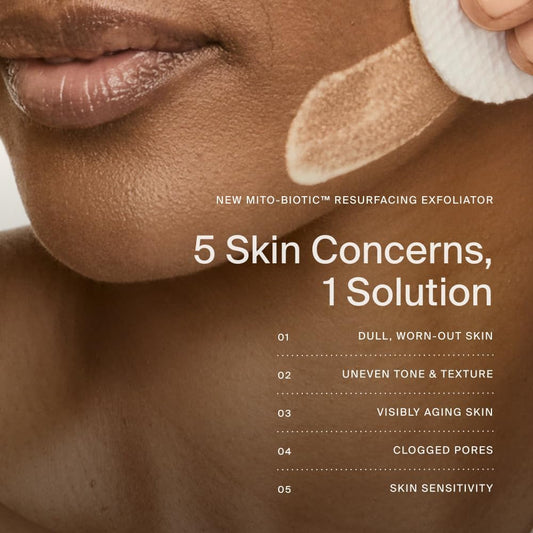 Timeline Mitopure™ Resurfacing Face Exfoliator- with Plant-Based Acids to Purify, Tone, Hydrate, Refine Texture & Unclog Pores - 3.38 Fl Oz