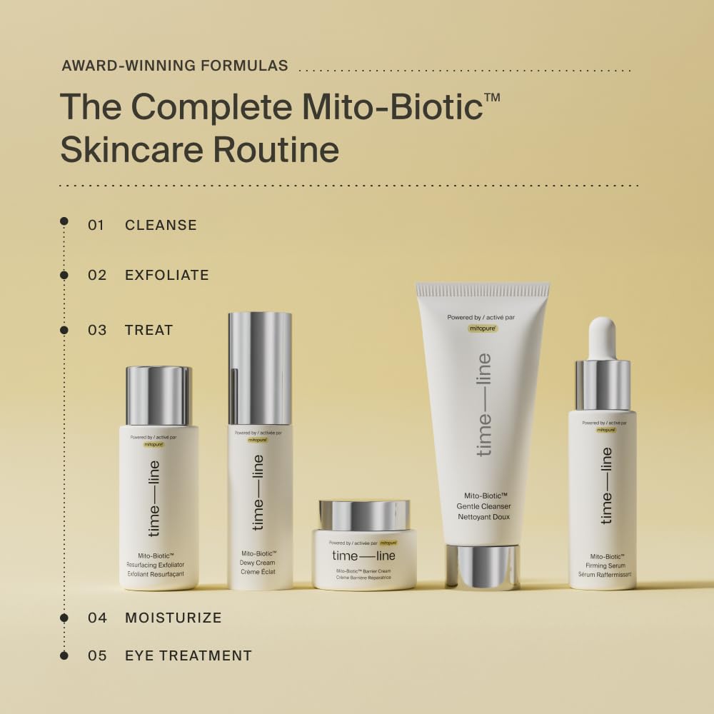 Timeline Mitopure™ - The Eye Cream Anti-Aging Cream for Wrinkles, Dark Circles & Under Eye Bags with Urolithin A & Niacinamide - .67 Fl Oz