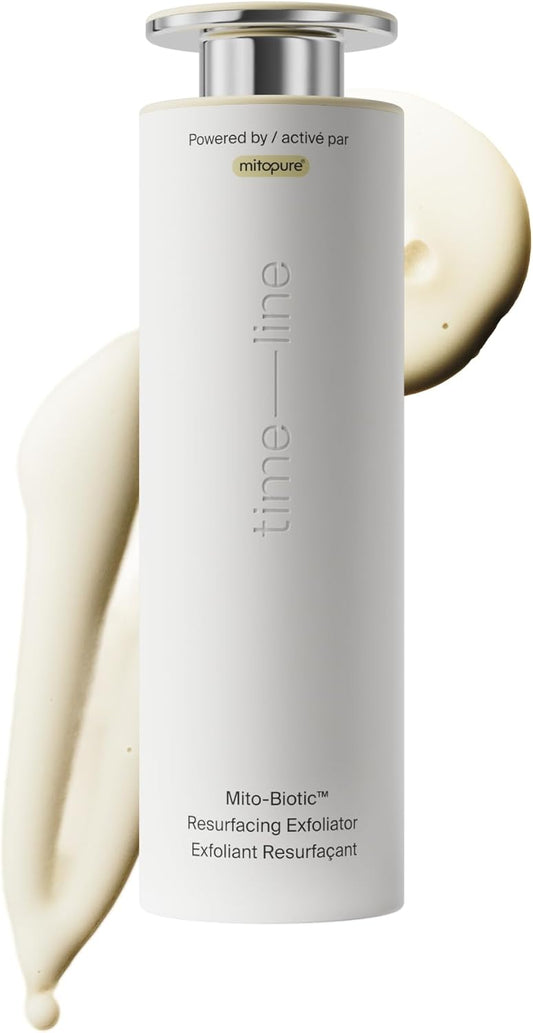 Timeline Mitopure™ Resurfacing Face Exfoliator- with Plant-Based Acids to Purify, Tone, Hydrate, Refine Texture & Unclog Pores - 3.38 Fl Oz