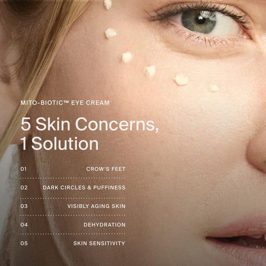 Timeline Mitopure™ - The Eye Cream Anti-Aging Cream for Wrinkles, Dark Circles & Under Eye Bags with Urolithin A & Niacinamide - .67 Fl Oz