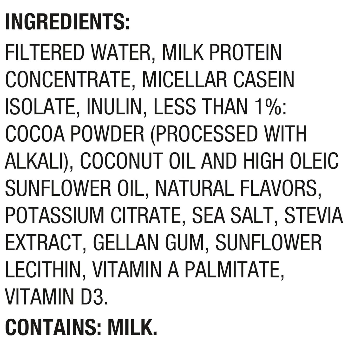 Oikos Protein Shake, Chocolate, 30g High Protein Drinks, Shelf Stable, Ready to Drink, 5g Prebiotic Fiber, 12 fl oz Bottle, 12 Count​
